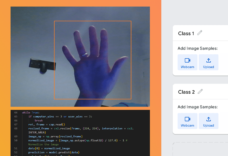 Rock-Paper-Scissors with Computer Vision
